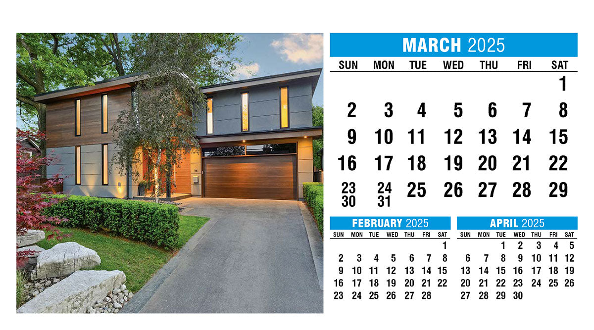 Homes Desk Tent Calendar