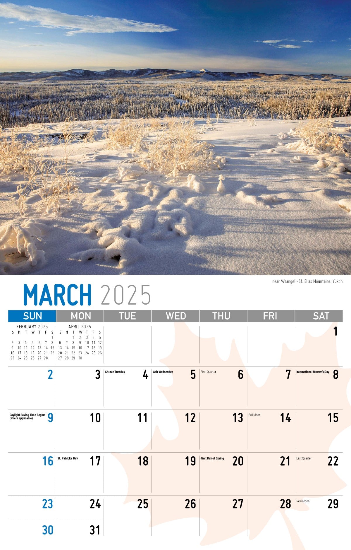 Galleria Wall Calendar 2025 Scenes of Canada (English)