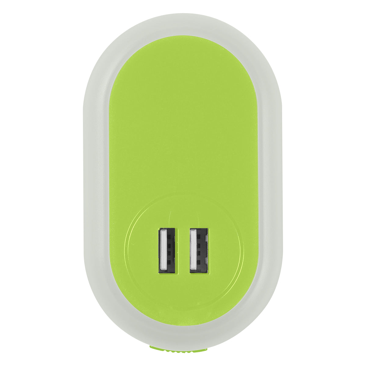 Ul Listed Nightlight A/c Adapter With Dual Usb Ports