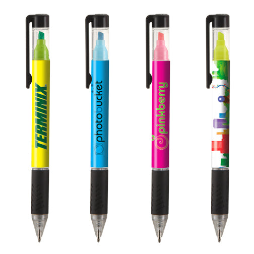 000656 Duplex Pen & Highlighter Combo (Digital Full Color Wrap)