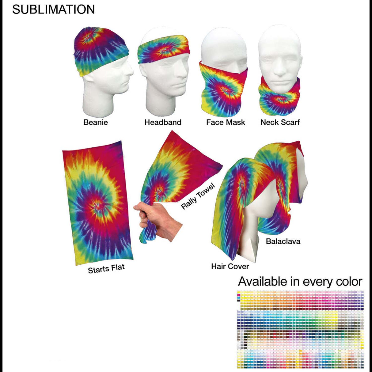 Sublimated BEST VALUE lightweight Seamless Tubular Rally Wear (IN STOCK)