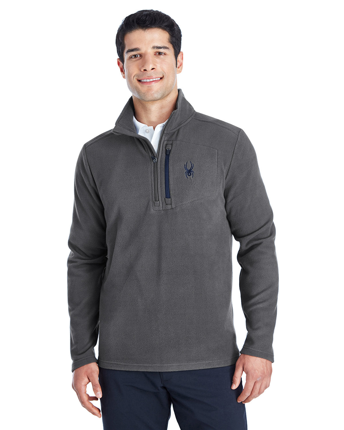 SPYDER Men's Transport Quarter-Zip Fleece Pullover