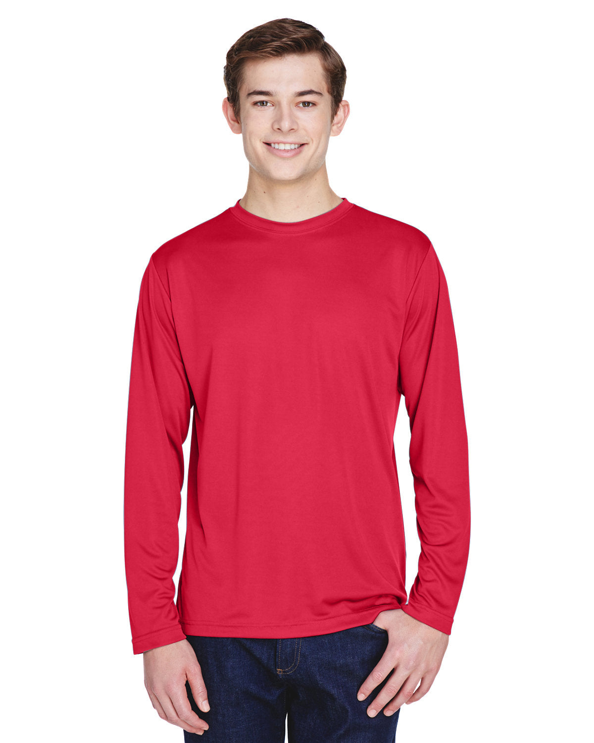 000193 Team 365 Men's Zone Performance Long-Sleeve T-Shirt