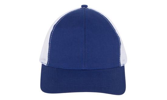 000963 Trucker Style Brushed Cotton Cap w/Mesh Back
