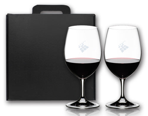 ~ Magnum 18.6oz wine RIEDEL crystal Set of 2 in Raven gift box