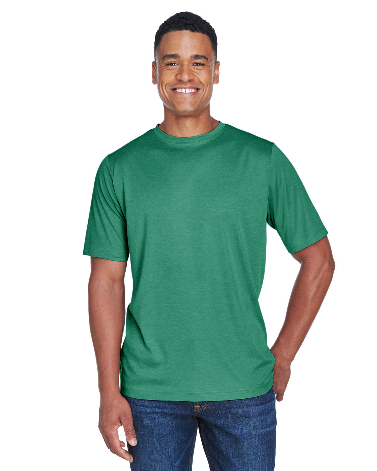 000248 Team 365 Men's Sonic Heather Performance T-Shirt