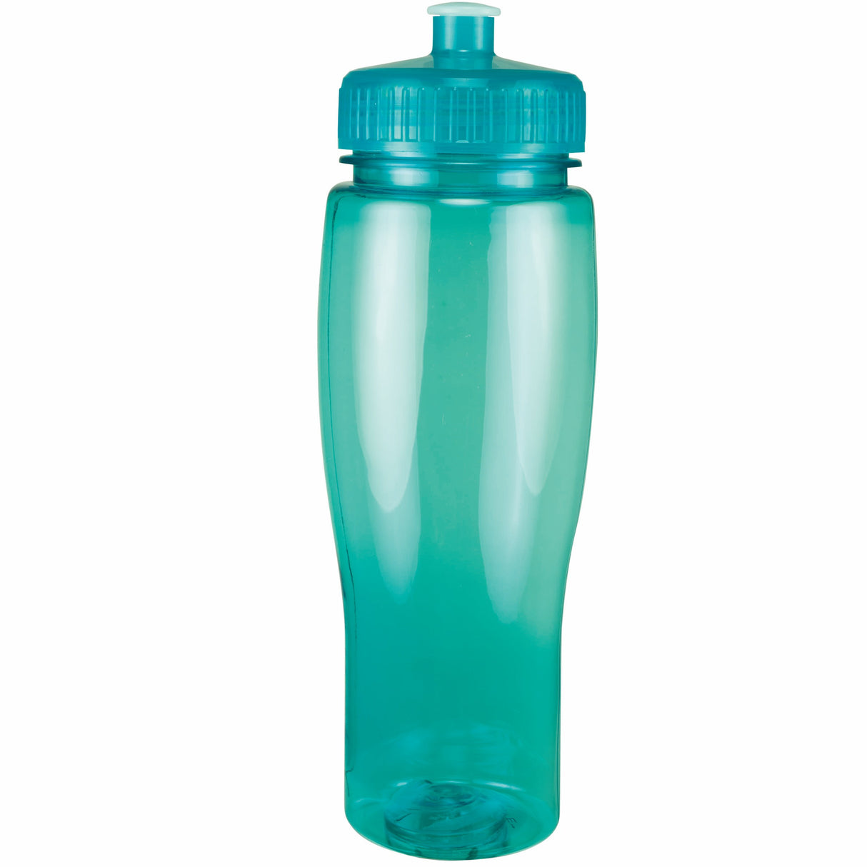24 Oz. Contour Translucent Bottle w/ Push Pull Lid