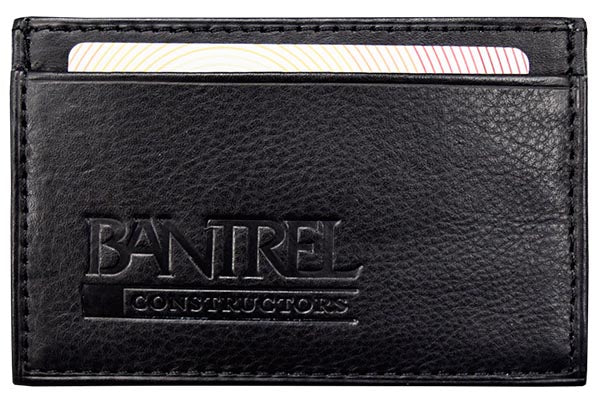 Simple RFID Business Card Holder black