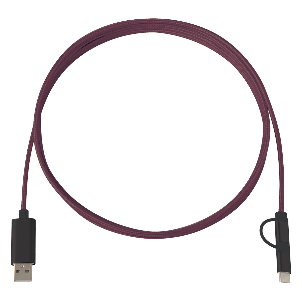 3-in-1 10 Ft. Braided Charging Cable