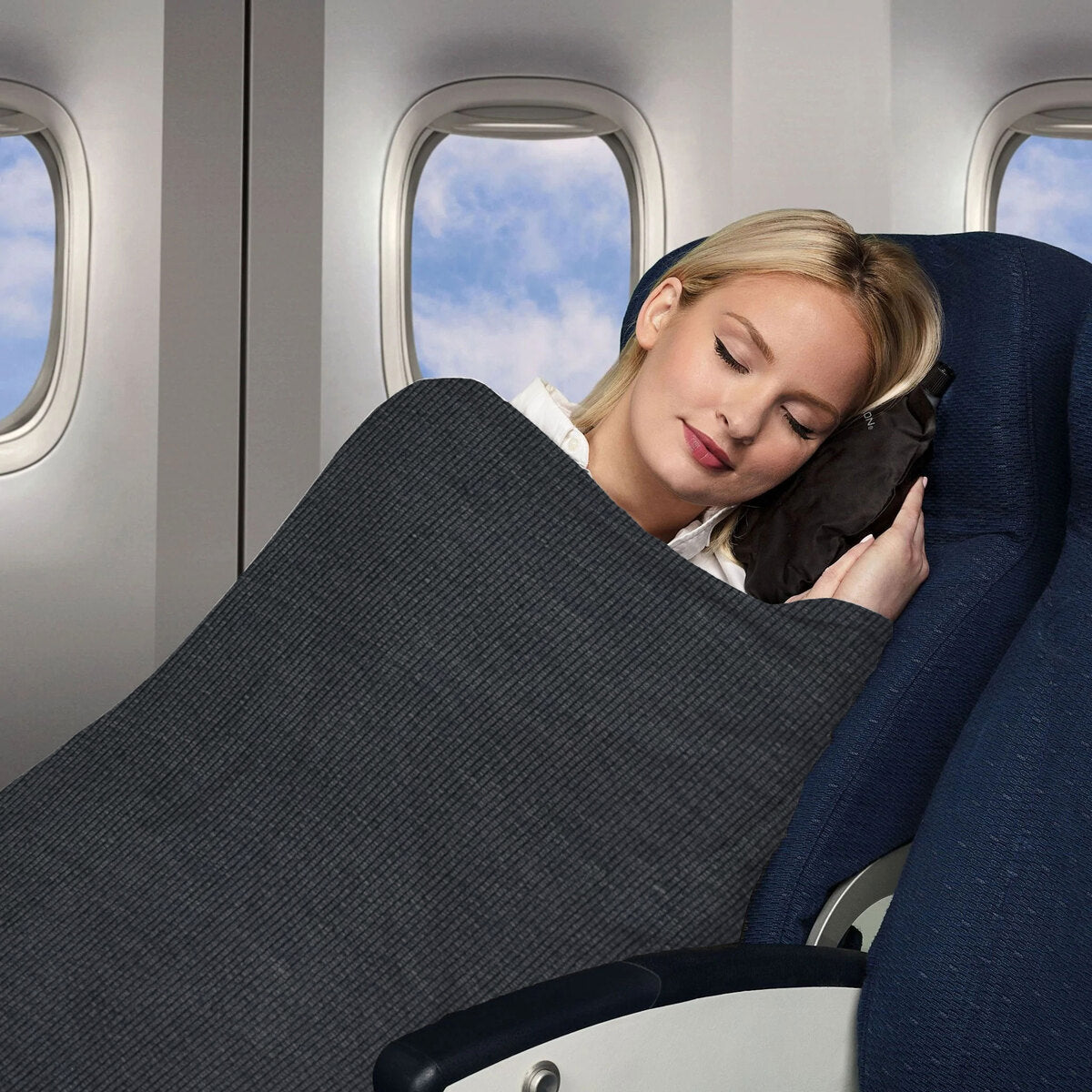 Personalized Wool Blanket Deluxe, 50x60, with Lasered logo patch, NO SETUP CHARGE