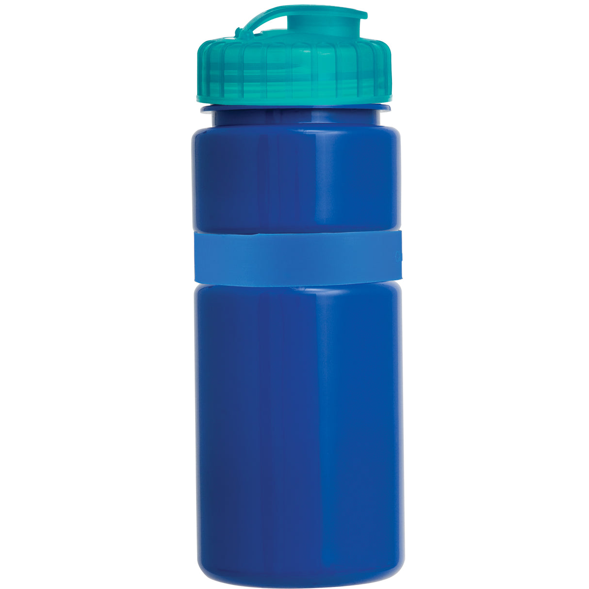 20 Oz. Sportster Bottle with Silicone Gripper Band w/ Push Pull Lid