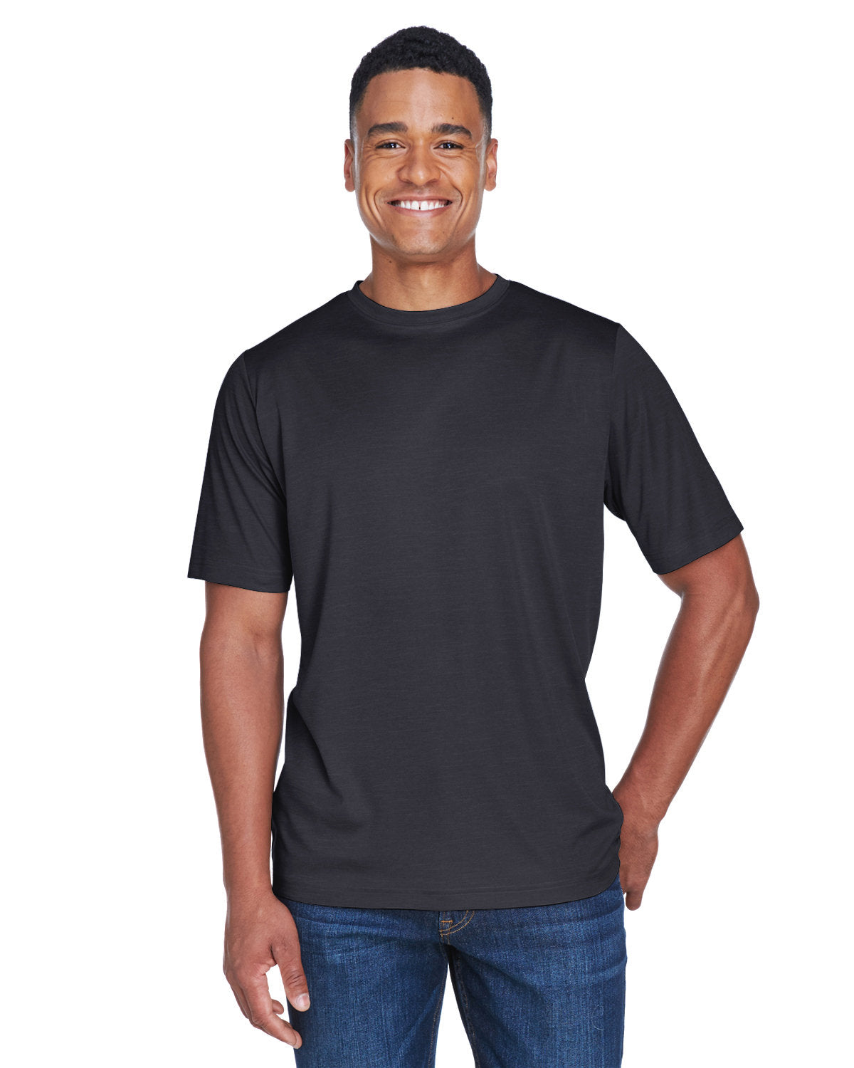 000248 Team 365 Men's Sonic Heather Performance T-Shirt
