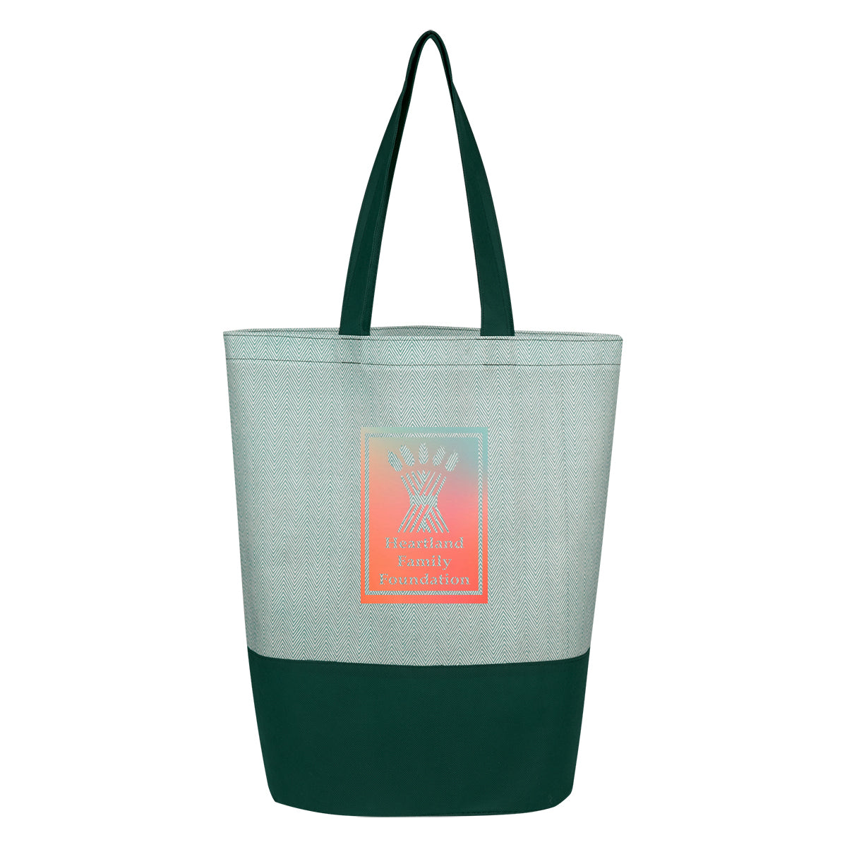 Herringbone Non-woven Tote Bag