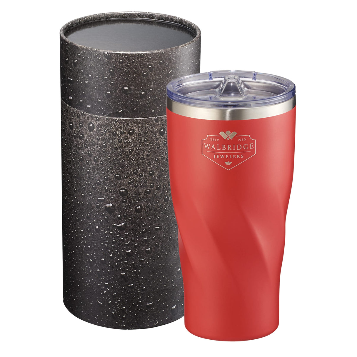 20 Oz. Hugo Copper Vac Powder Coating Tumbler w/Cylindrical Gift Box