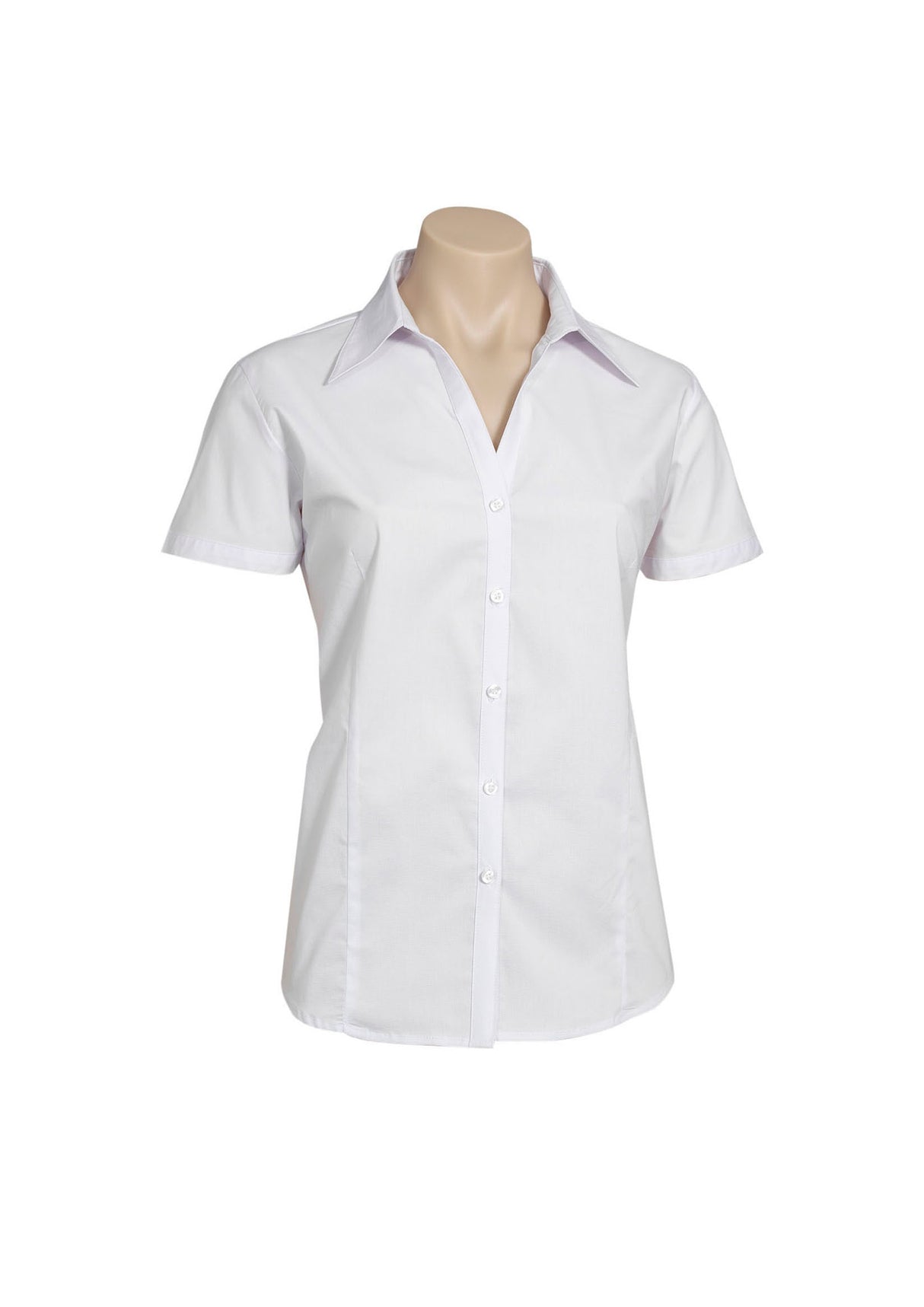 Metro Cotton-Rich Ladies' Short Sleeve Stretch Shirt