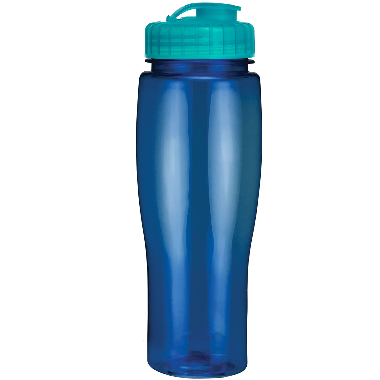 24 Oz. Contour Translucent Bottle w/ Flip Top Lid