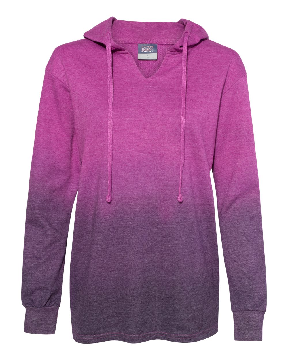 MV Sport Women's French Terry Ombré Hooded Sweatshirt