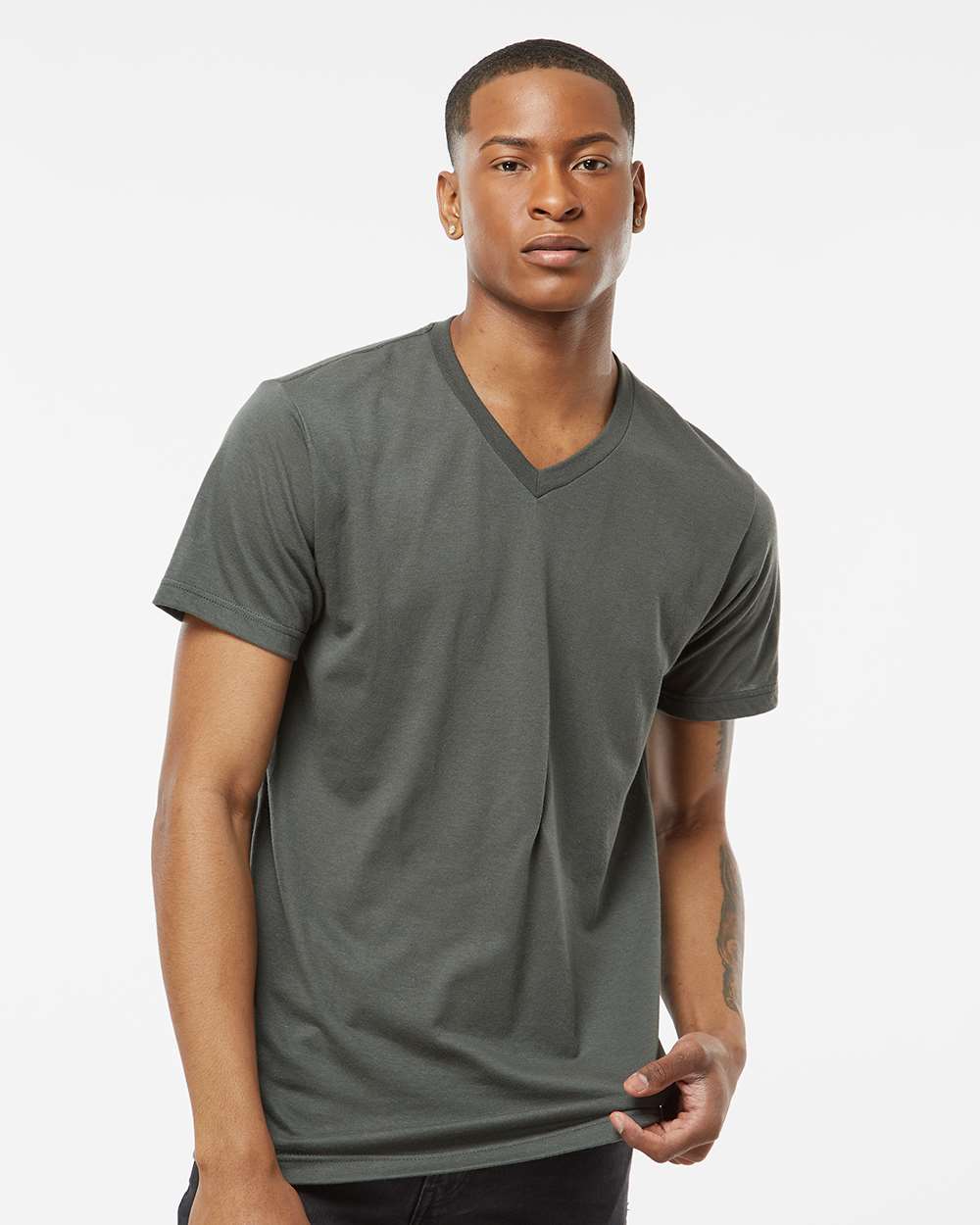 Tultex® Unisex Poly-Rich V-Neck T-Shirt