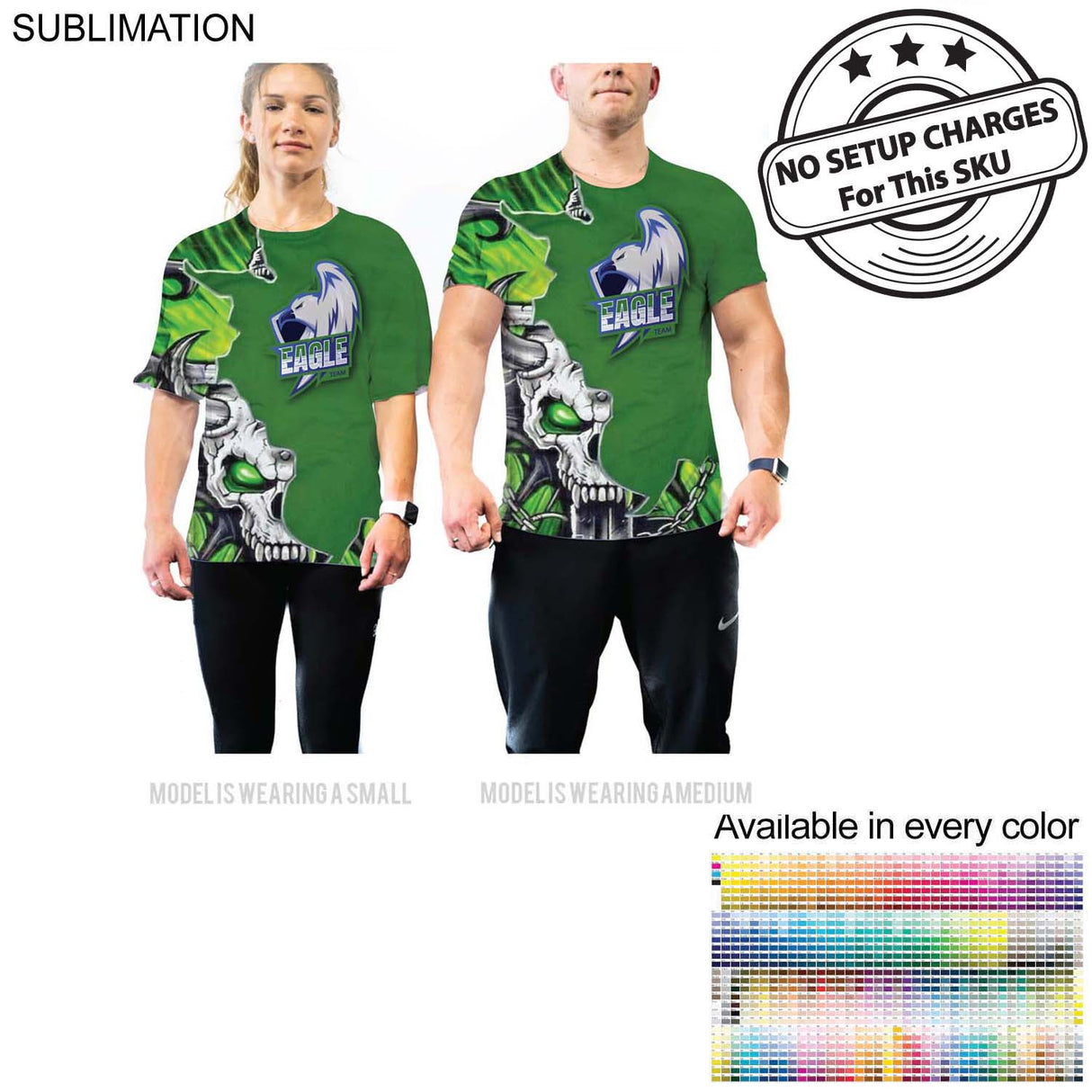 Team Performance T-Shirt, Available in Team Colors, Unisex, NO SETUP CHARGE