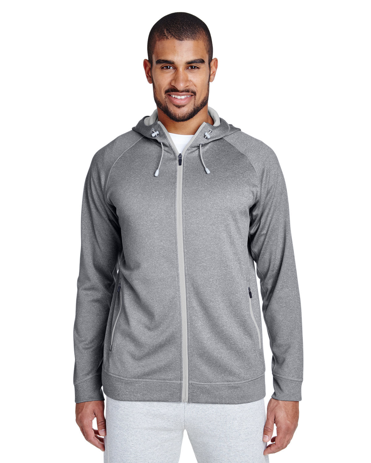 Team 365 Men's Excel Mélange Performance Fleece Jacket