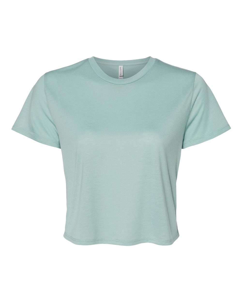 000449 Bella+Canvas® Women's Flowy Cropped Tee Shirt