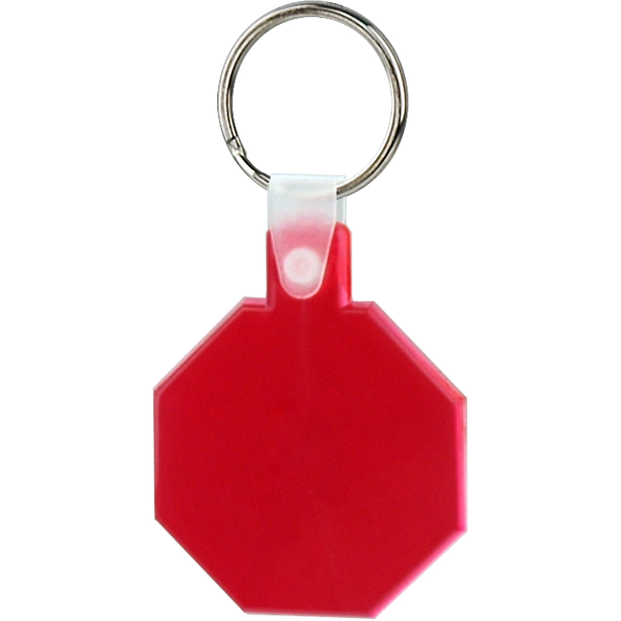 Soft Squeezable Key Tag (Stop Sign)