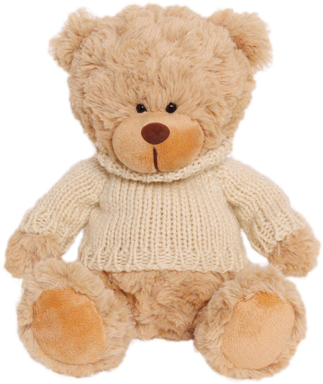 11" Cooper Bear w/Hand Knit Embroidered Sweater