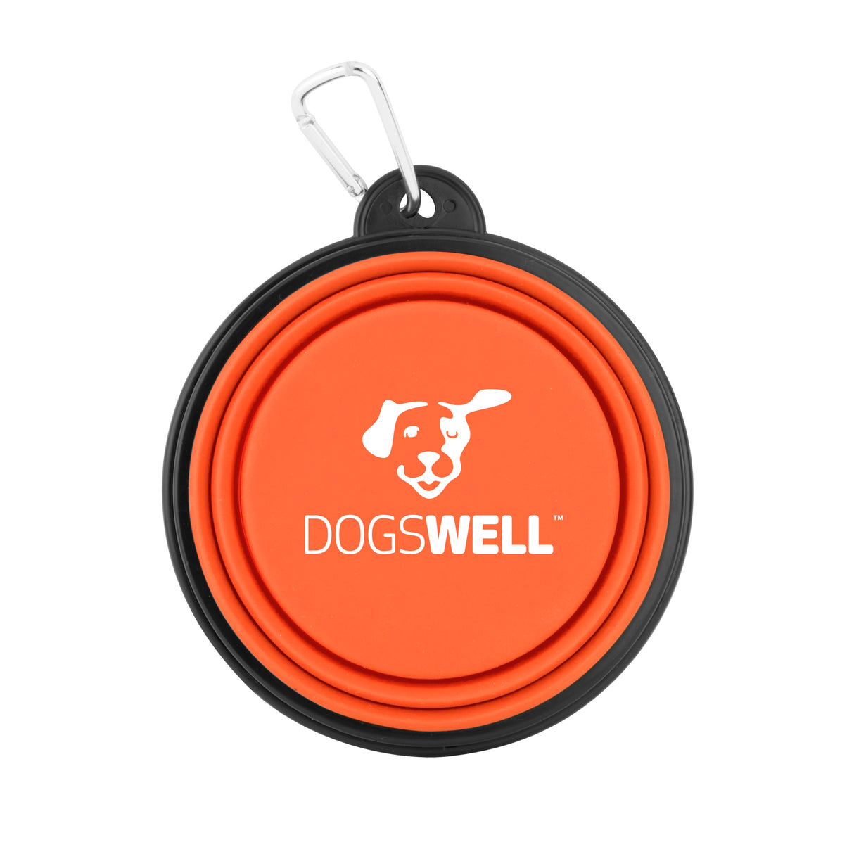 Collapsible Silicone Pet Bowl w/Carabiner