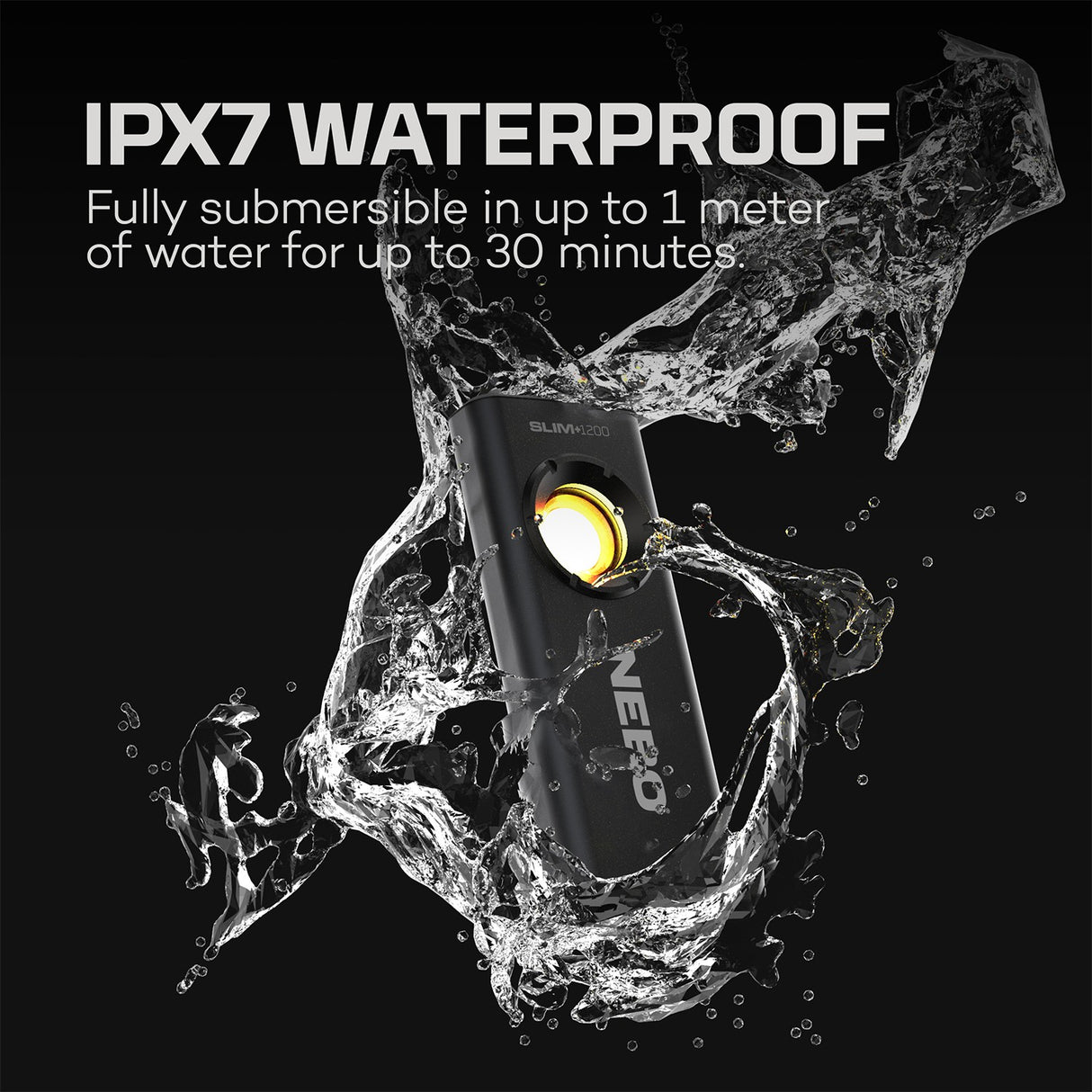 NEBO® Slim+ 1200 Rechargeable Pocket Light