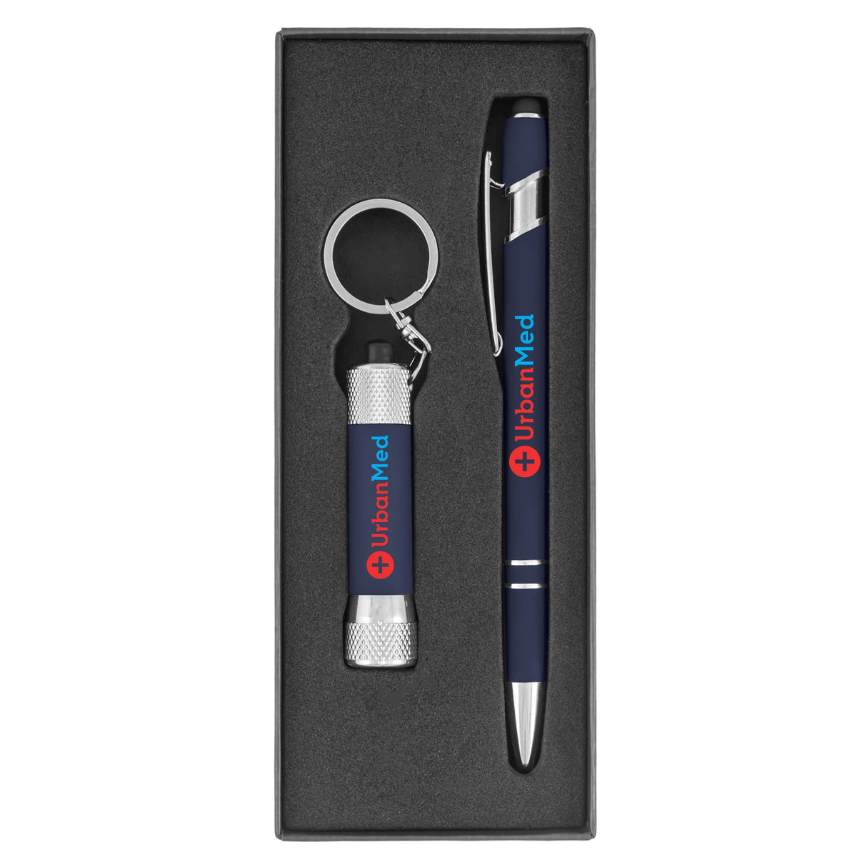 Ellipse & Chroma Softy - ColorJet - Full Color Metal Pen & Flashlight Gift Set