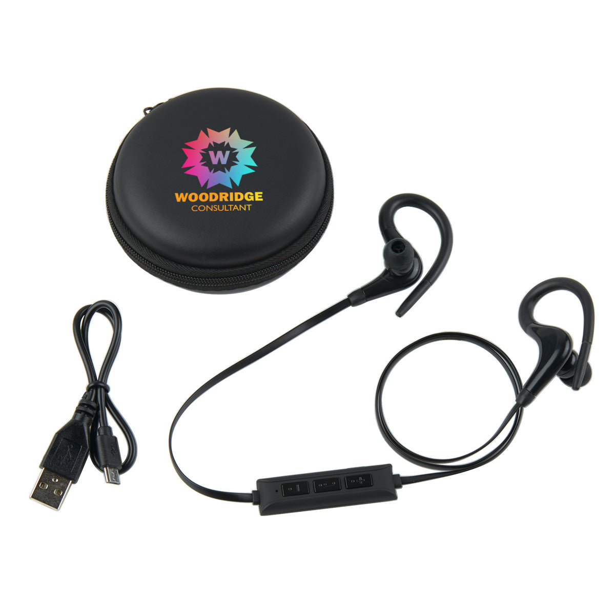 Wireless Earbuds In Travel Case