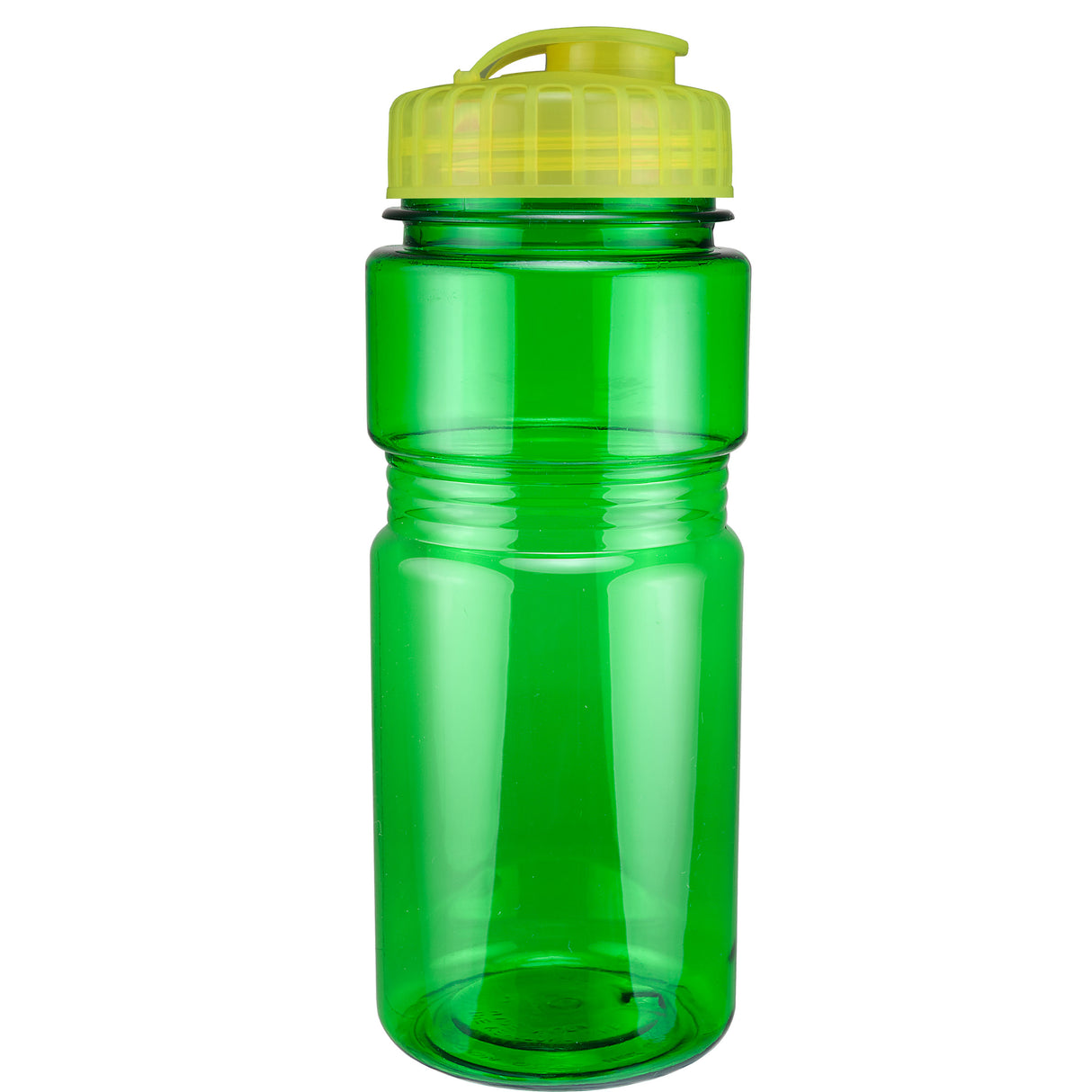 20 Oz. Translucent Recreation Bottle w/ Flip Top Lid