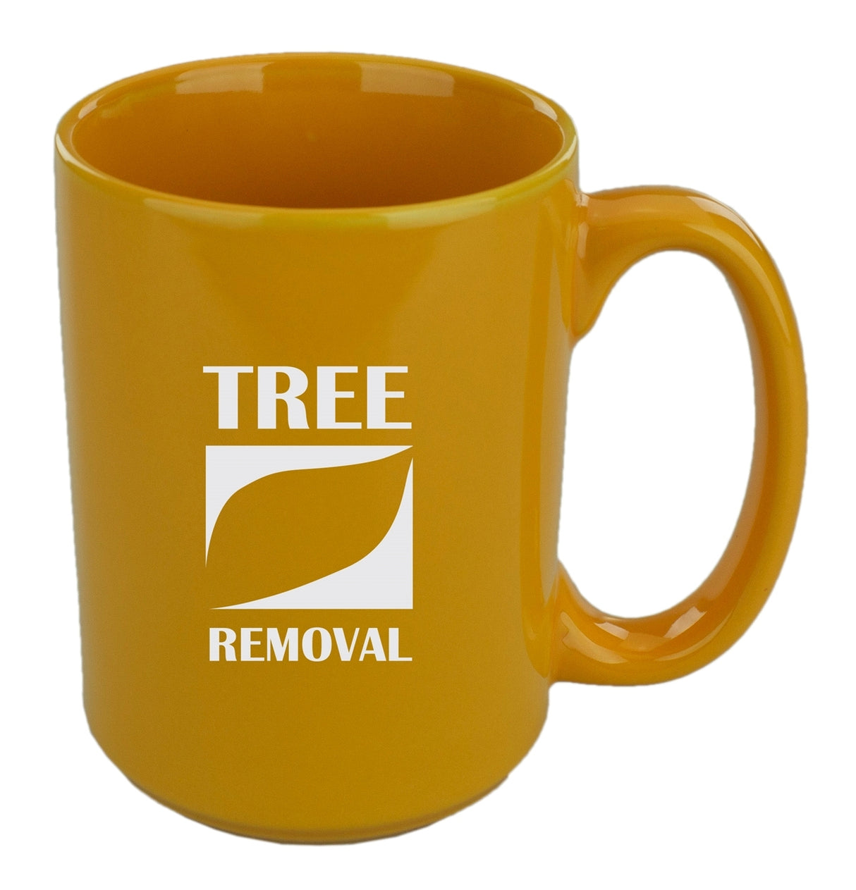 Jumbo 15oz mustard ceramic mug