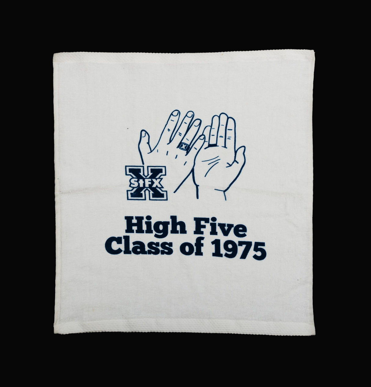 100% Cotton White Velour Rally Towel 15X18