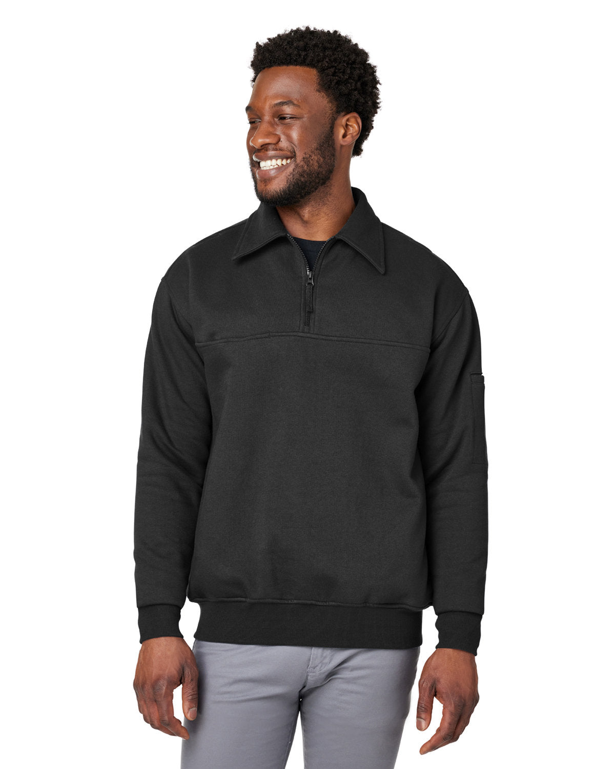 Harriton Men's ClimaBloc? Heavyweight Tactical Quarter-Zip