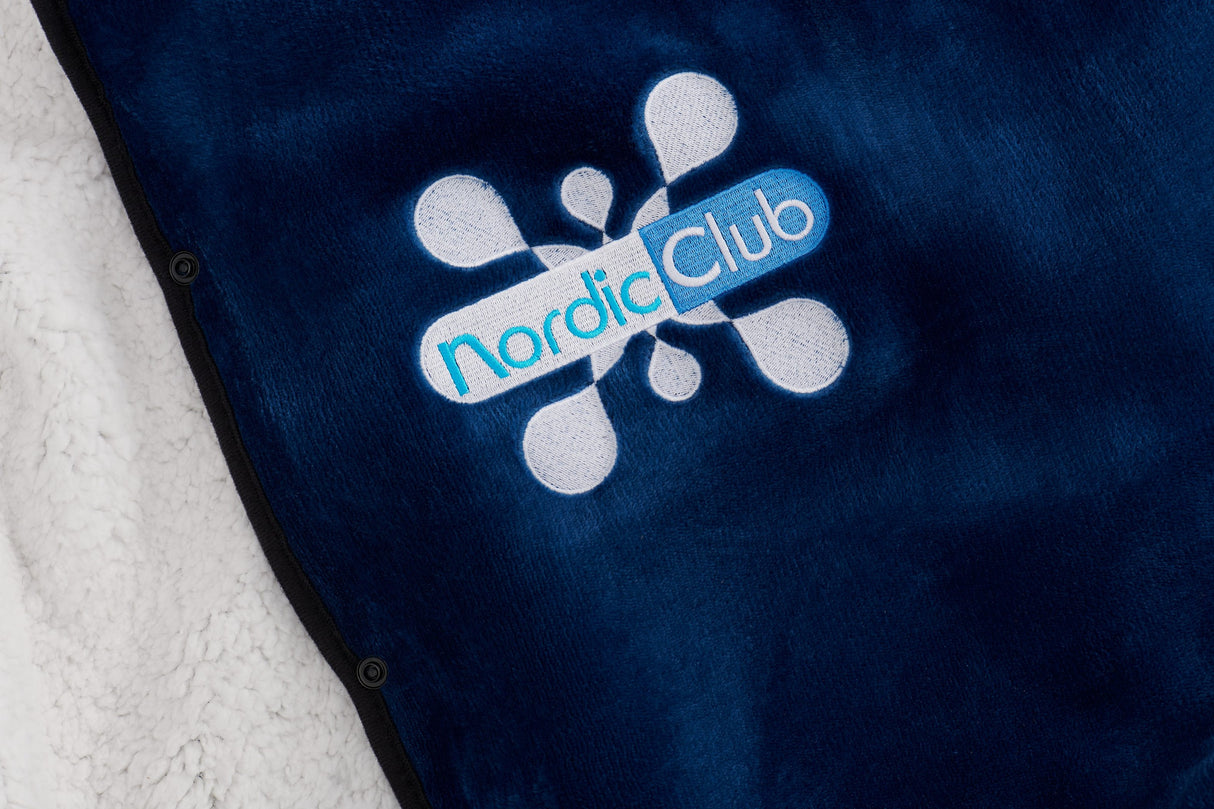 Oversized Wearable WFH Cozy Fleece Sherpa Blanket