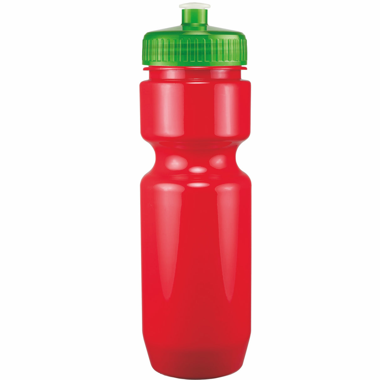 22 Oz. Bike Bottle w/ Push Pull Lid - Solid Colors