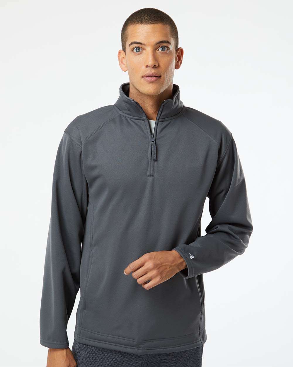Badger Performance Fleece Quarter-Zip Pullover