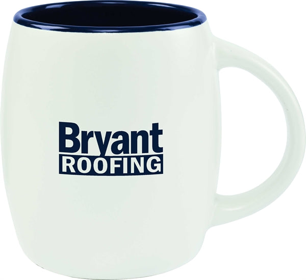 Pipa 14oz 2tone white/blue mug in Ripple gift box