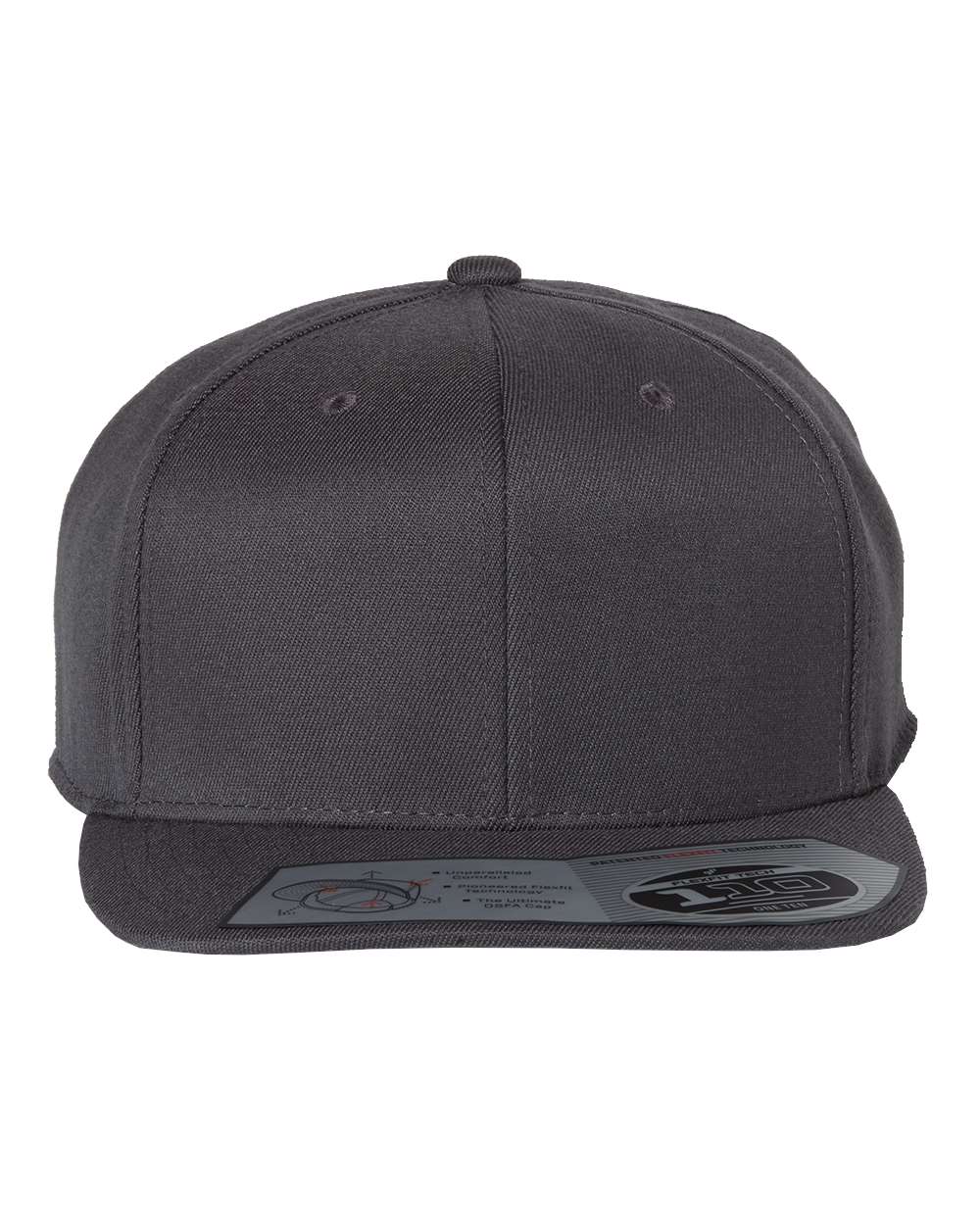 000471 Flexfit® 110® Flat Bill Snapback Cap