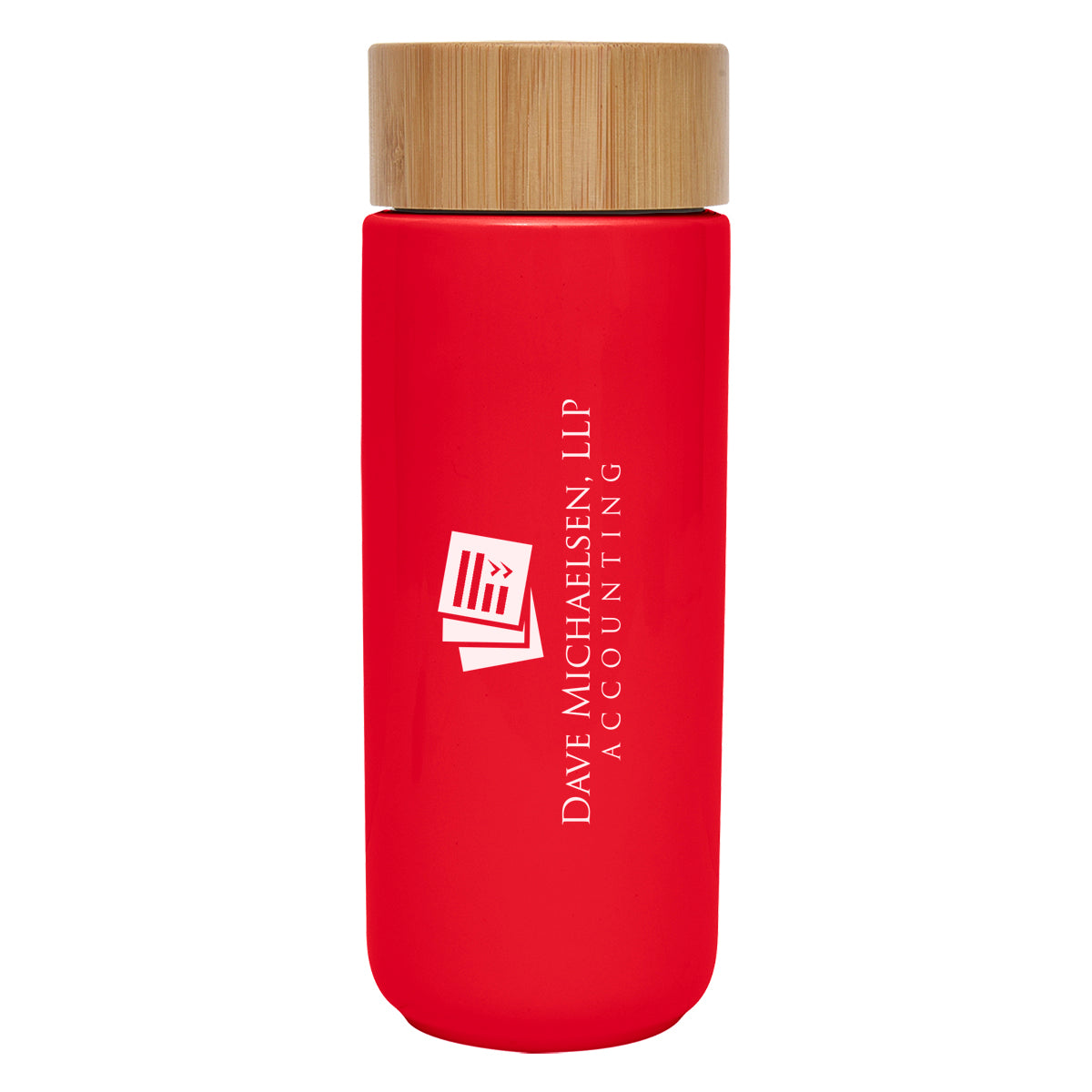 10 Oz. Lexington Stoneware Tumbler With Bamboo Lid