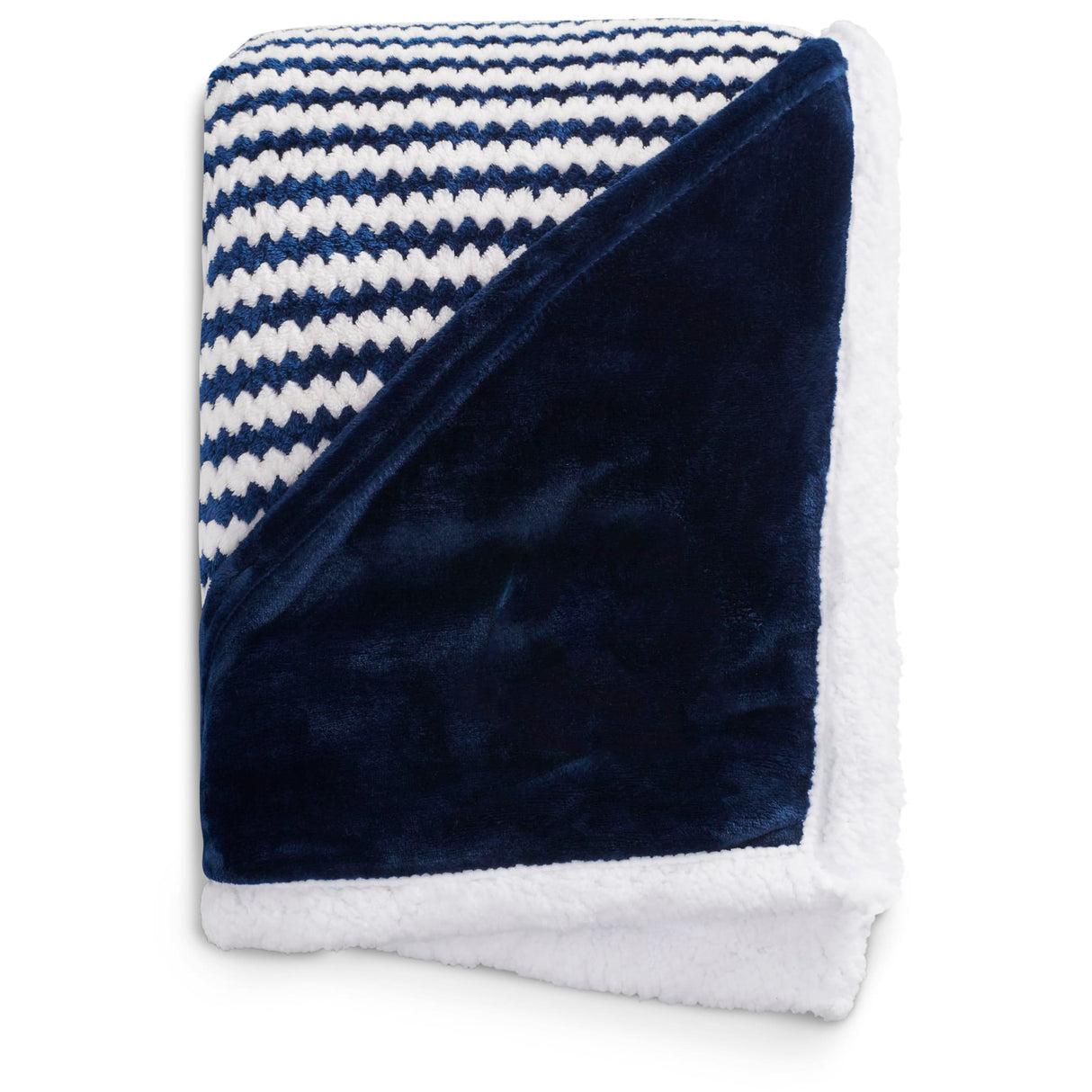 Field & Co.® Chevron Striped Sherpa Blanket