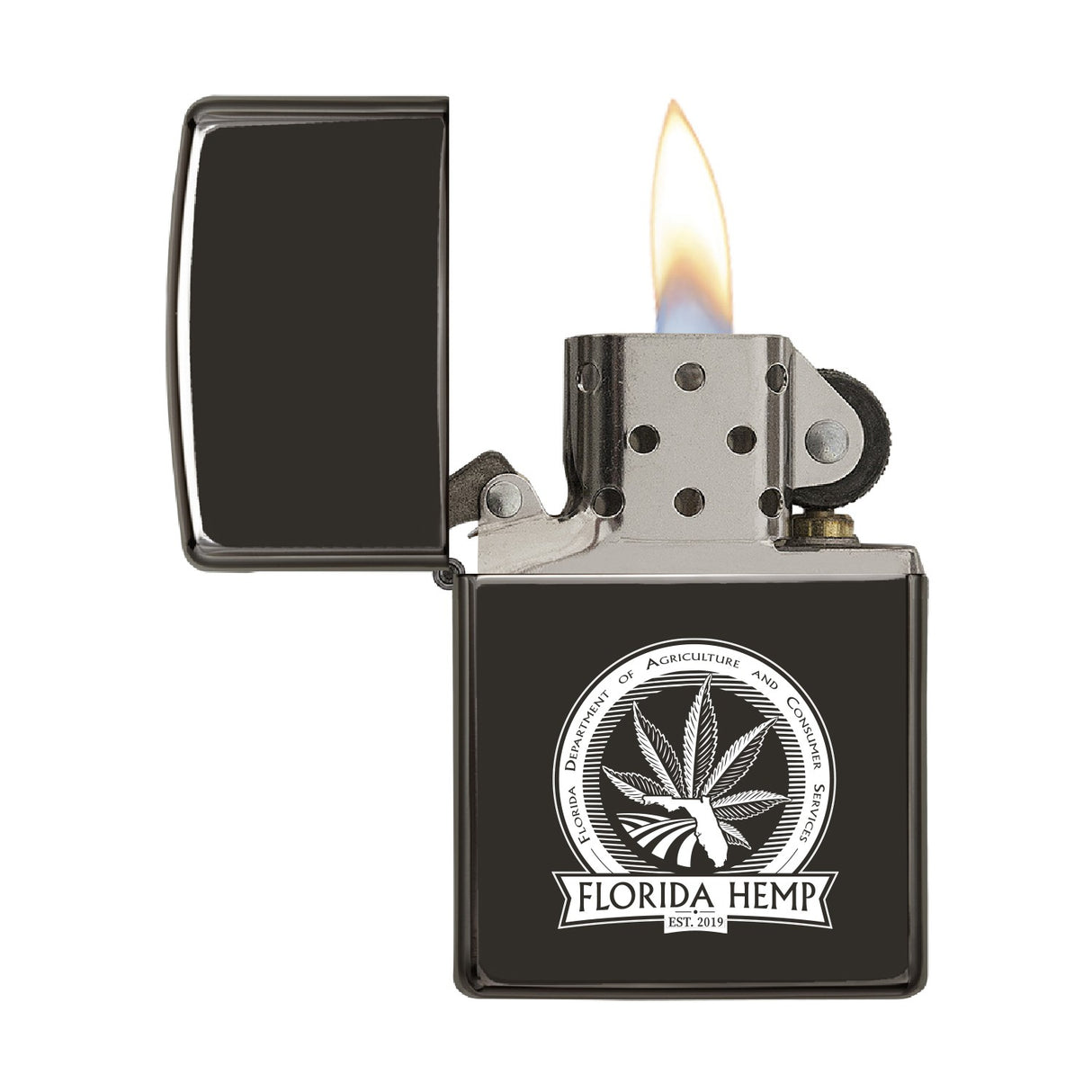 High Polish Black Zippo® Windproof Lighter