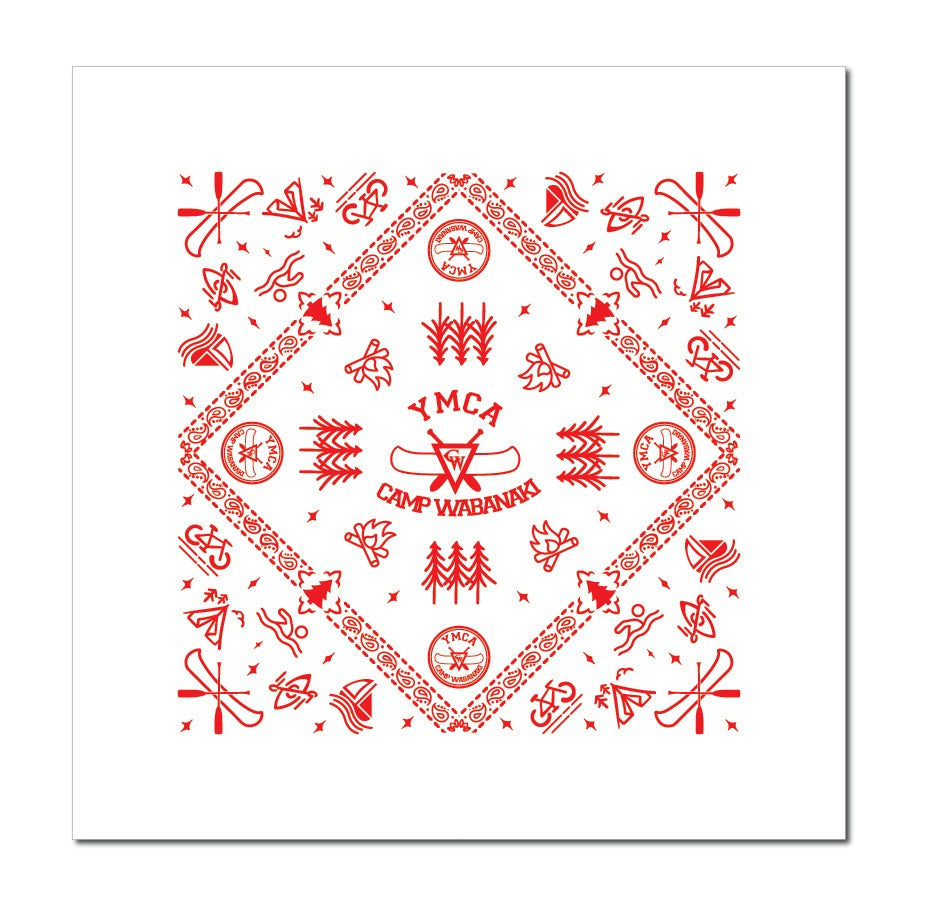 100% Cotton Bandanna 22x22