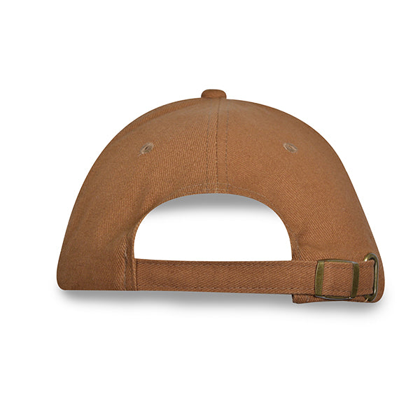 Constructed Heavy-Brushed Cotton Twill Cap (2-Tone)