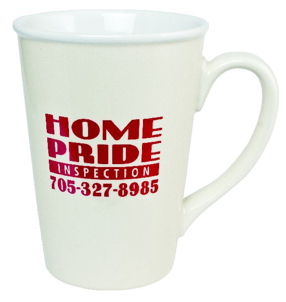 Dun Raven 15oz 2tone natural/white mug