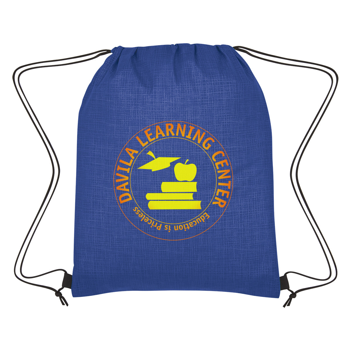 Crosshatch Non-woven Drawstring Bag