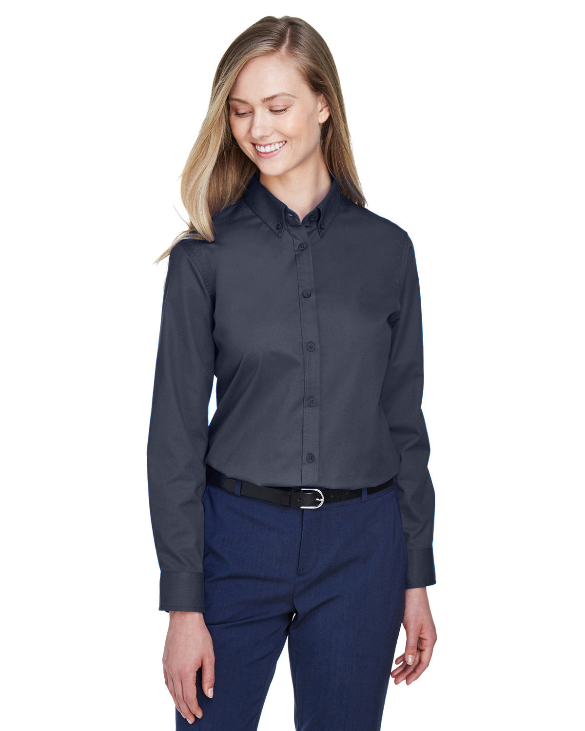 000250 CORE 365 Ladies' Operate Long-Sleeve Twill Shirt