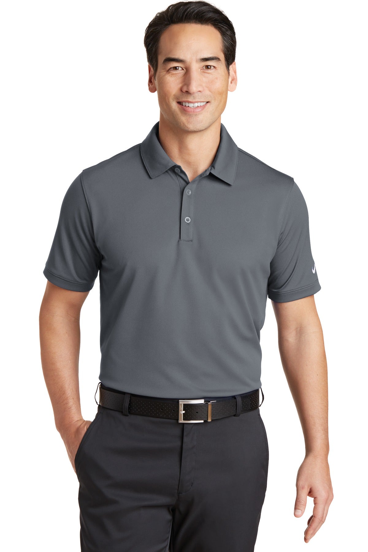 Nike Adult Golf Dri-FIT Solid Icon Pique Polo Shirt