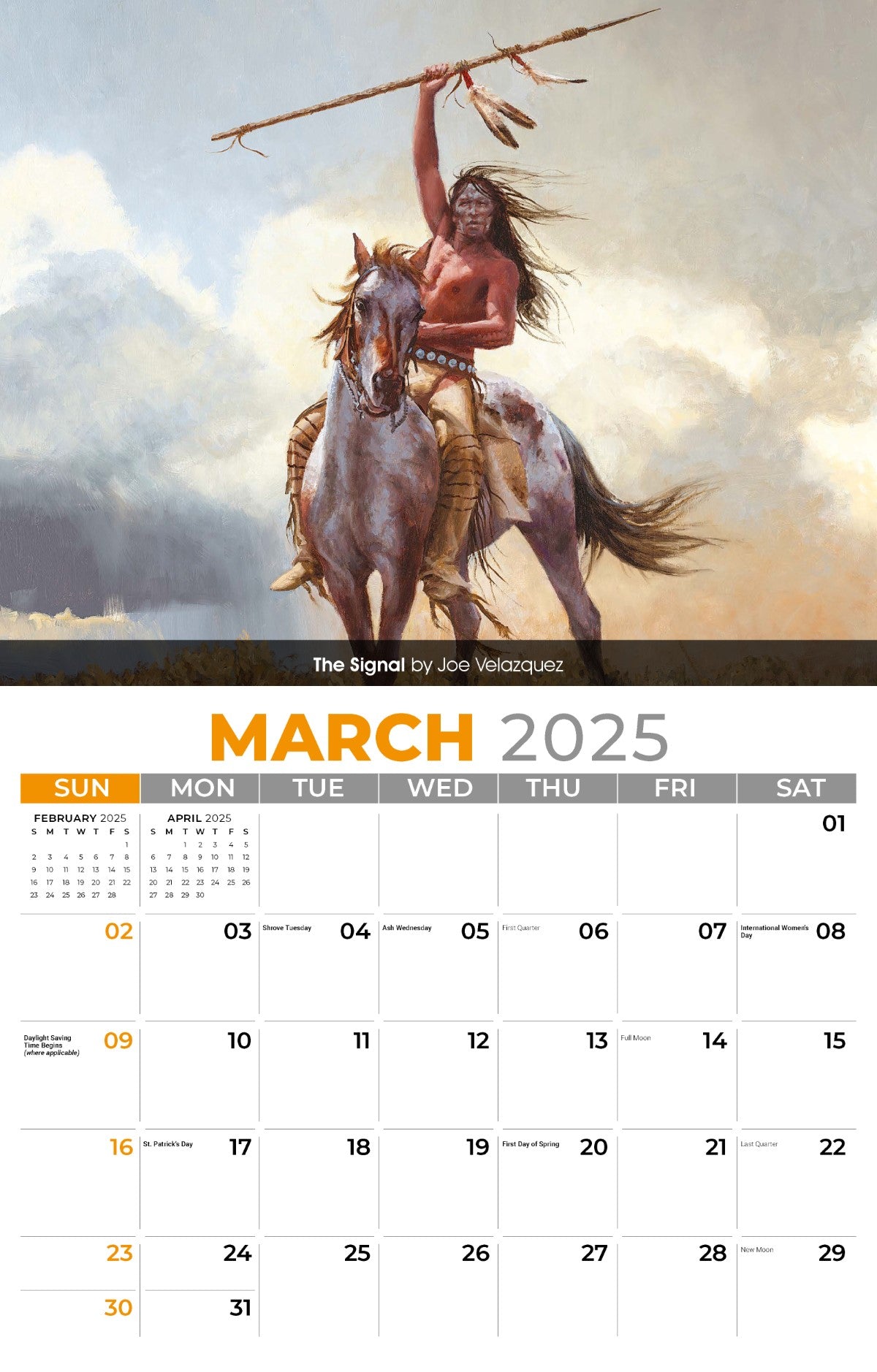 Galleria Wall Calendar 2025 Spirit of the West